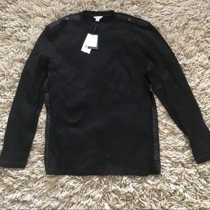 Calvin Klein ribbed black crewneck in XL